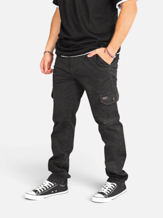 Pantalon NTF Monaco Cargo Negro