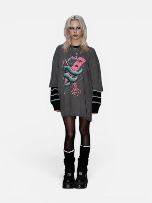 Remera Luxo Estampada Kinki Maltinto