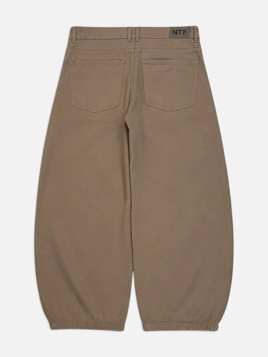 Pantalon Jean NTF Harlem Barrell Beige