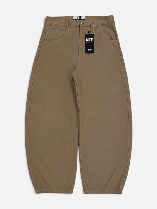 Pantalon Jean NTF Harlem Barrell Beige