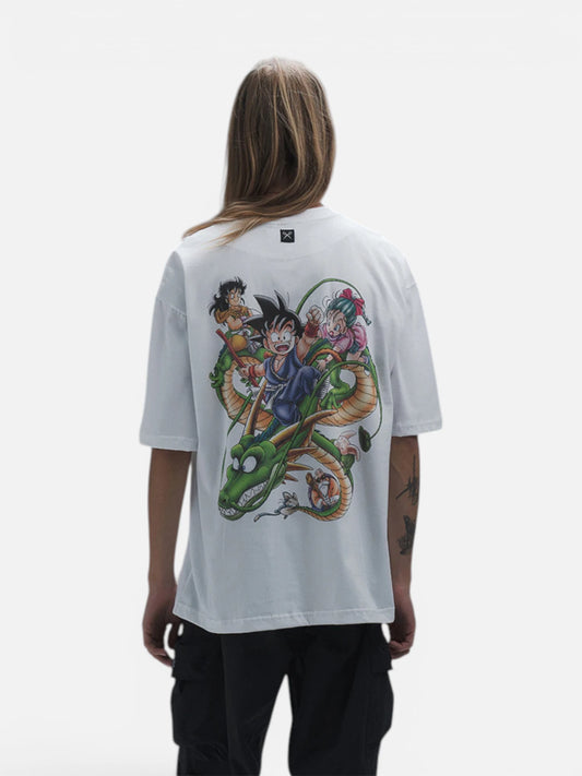 Remera Luxo Dragon Ball 2 Blanco