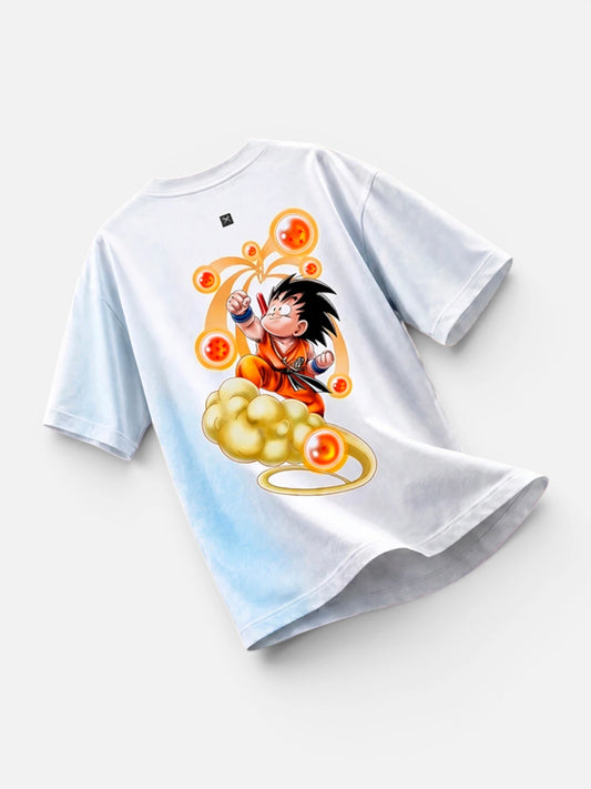 Remera Luxo Dragon Ball 3 Blanco