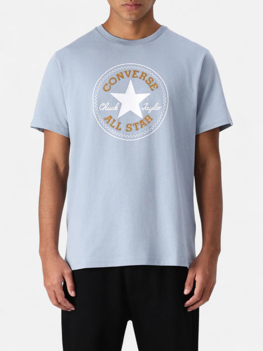 Remera Converse Patch Celeste