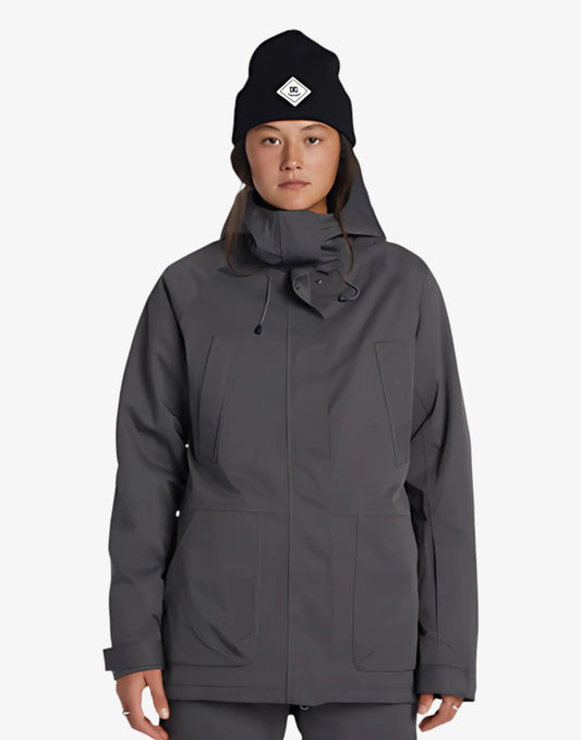 Campera DC Mujer Snow Paramount Gris - Indy
