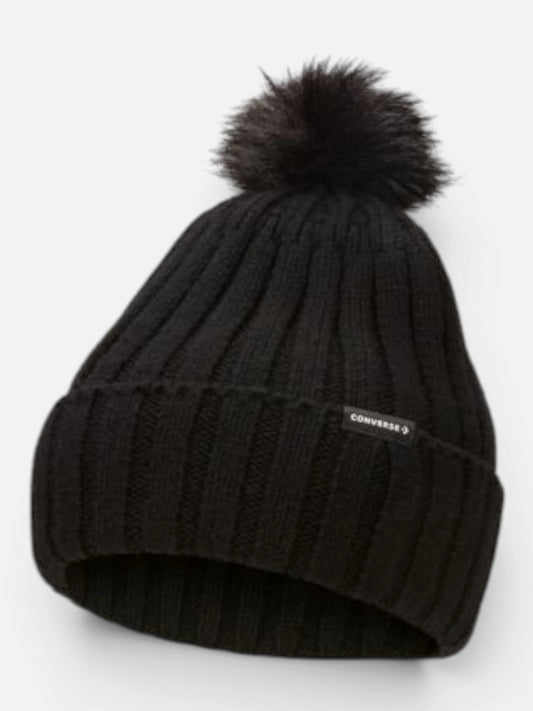 Gorro Converse Pom Beanie/ Negro