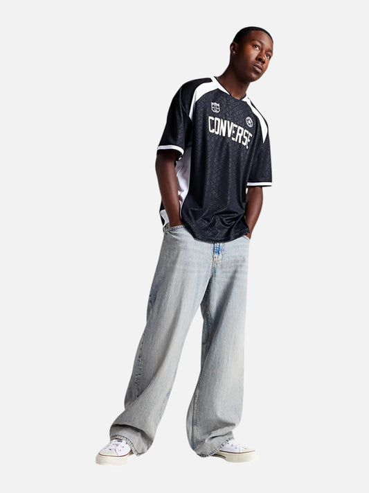 Remera Converse Soccer Jersey Negro
