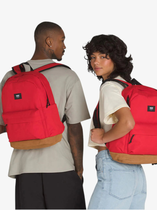 Mochila Vans Old Skool Sport Backpack Rojo Marrón