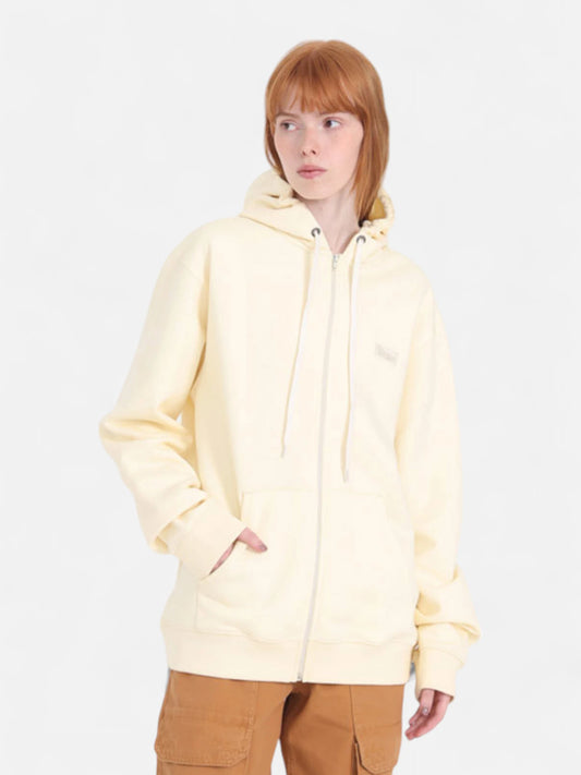 Campera Vans Mujer Everyday OS Zip Hoodie Amarillo