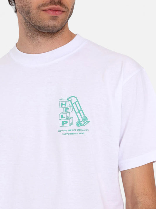 Remera Vans Moving Co Blanco