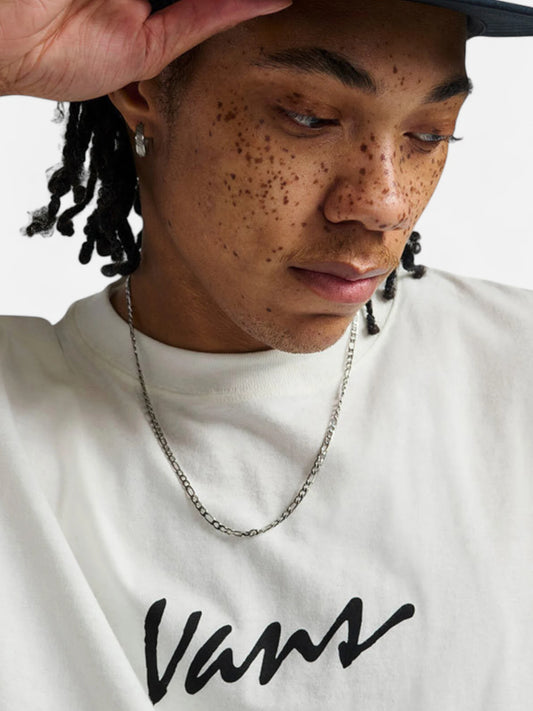Remera Vans Classic Script Crudo