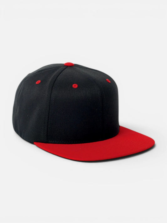 Gorra Flexfit Yupoong Rojo Negro