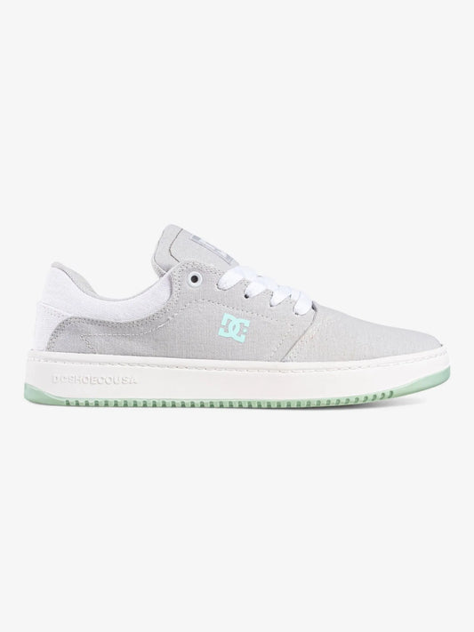 Zapatillas Dc Crisis Tx Ss Mujer Gris Blanco Verde Agua