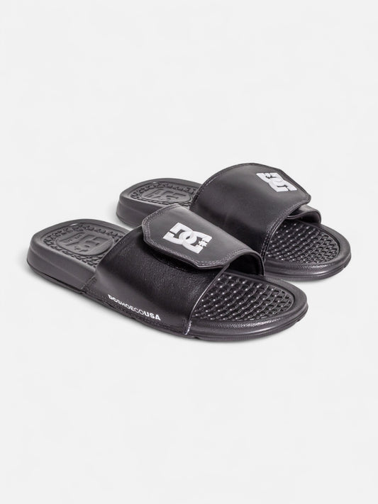 Ojota Dc Lynx Slide Adjust Negro Blanco