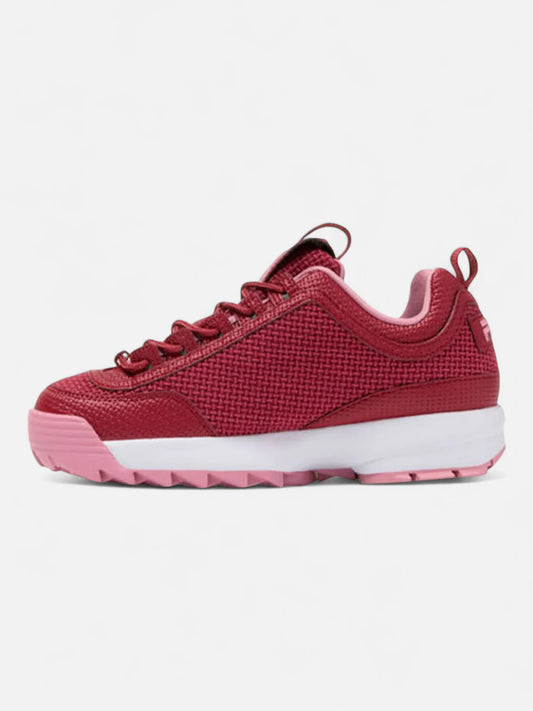 Zapatillas Fila Mujer Disruptor 2 Woven Rojo Rosa