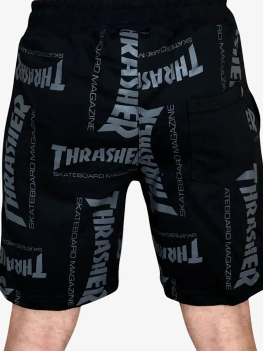 Bermuda Thrasher Skatmag Rustico Negro