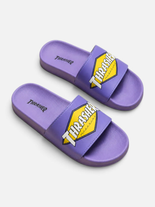 Ojota Thrasher Sliders Diamond Violeta