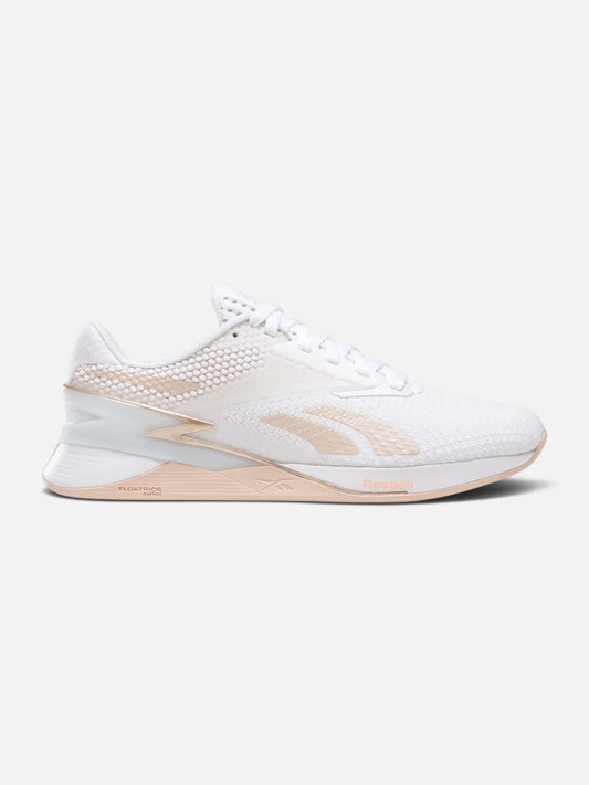 Zapatillas Reebok Nano X3 Blanco Rosa Pastel
