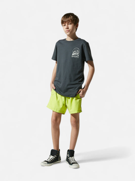 Malla Niño Elepants Liso Amarillo