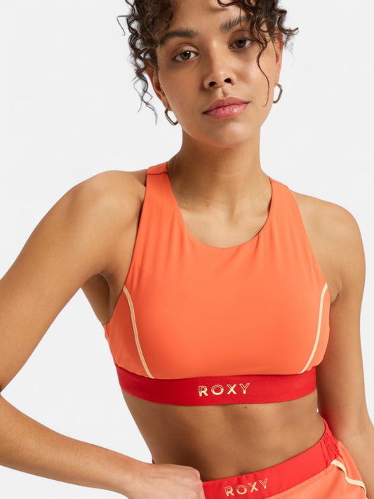Top Deportivo Roxy Mujer Bold Moves 2.0 Naranja