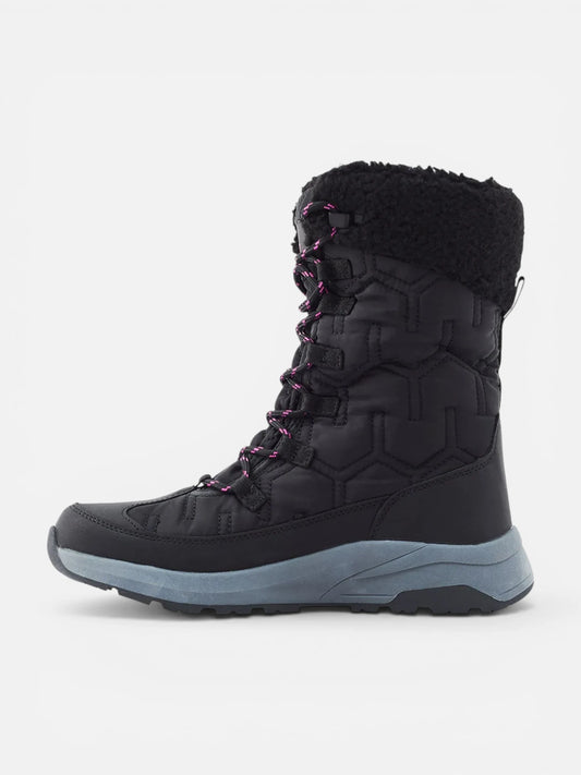 Botas Alaska Onix Mujer Negro Fucsia - OUTLET