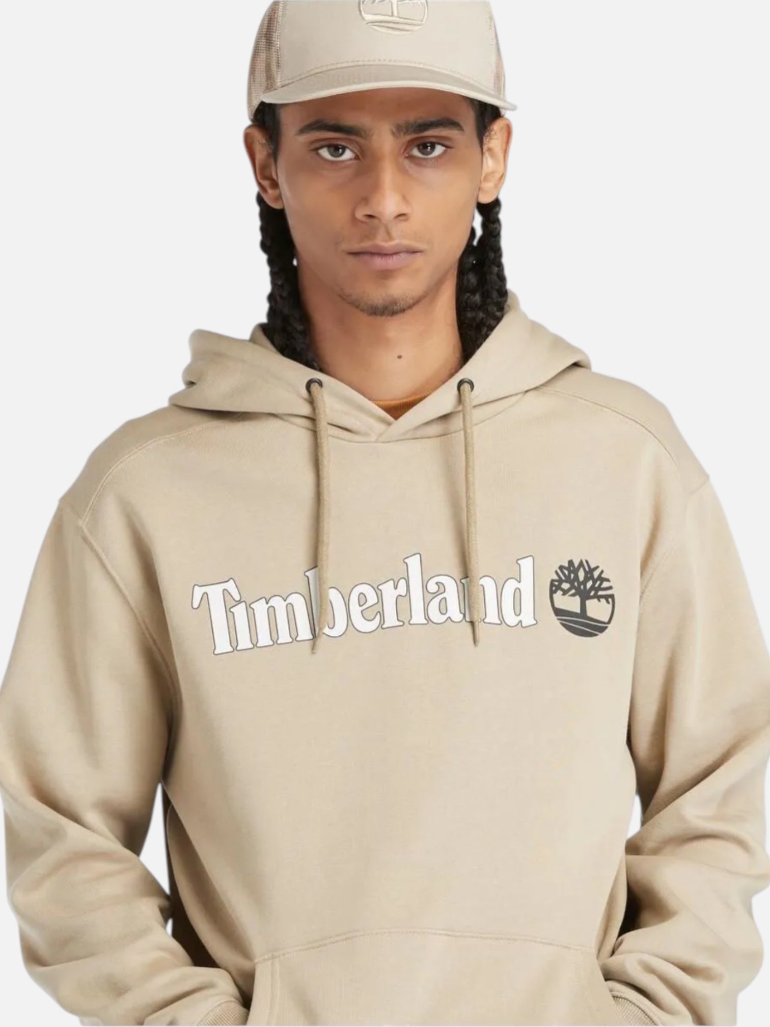 Buzo Timberland Linear Logo Verde Beige Indy Buzo timberland linear logo verde beige indy