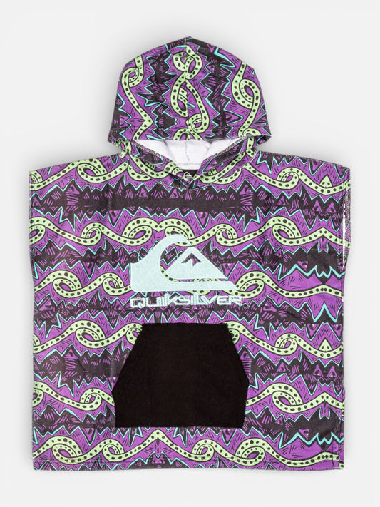 Poncho Quiksilver Hoody Niño Violeta