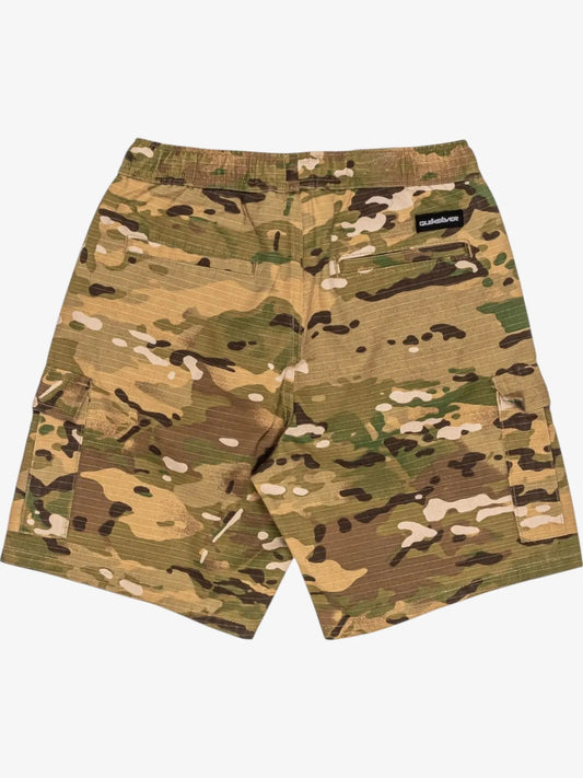 Bermuda Quiksilver Niño Taxer Cargo Camuflado