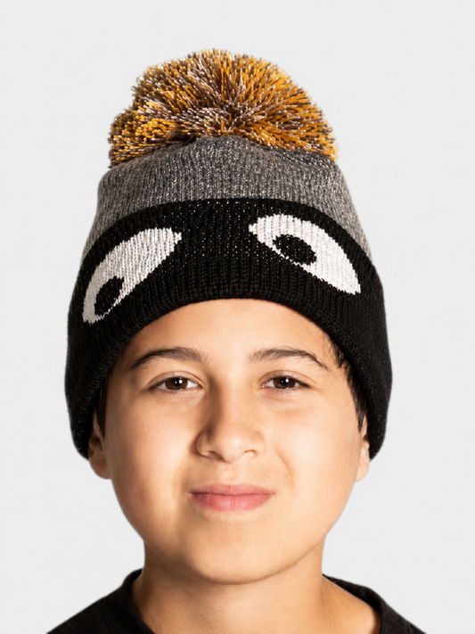 Gorro Rusty Inja Niño Gris Negro