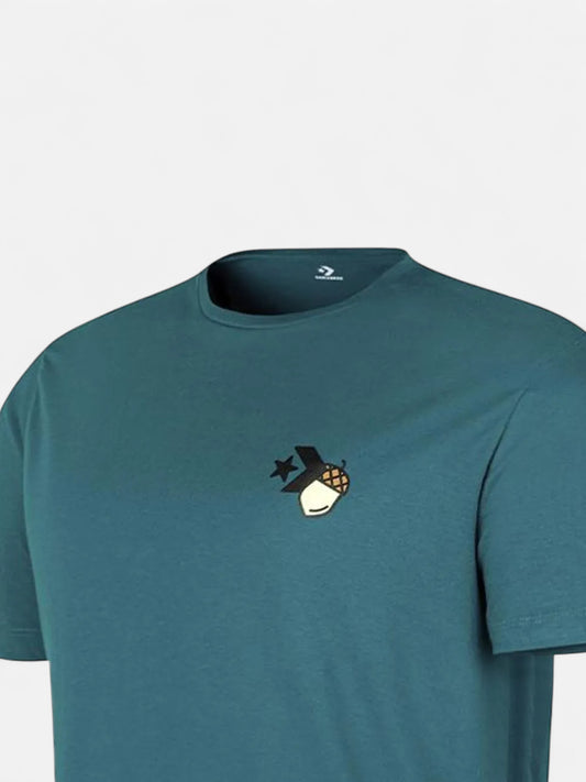 Remera Converse Owl Graphic Verde Petroleo