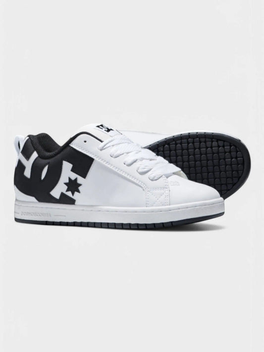 Zapatillas Dc Court Graffik Blancas Negro