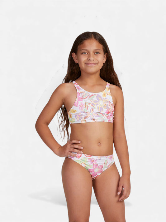 Bikini Roxy Tropical Times Niña Blanco