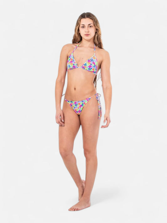 Bikini Roxy California Dreamin Reversible Mini Tiki Tri Multicolor