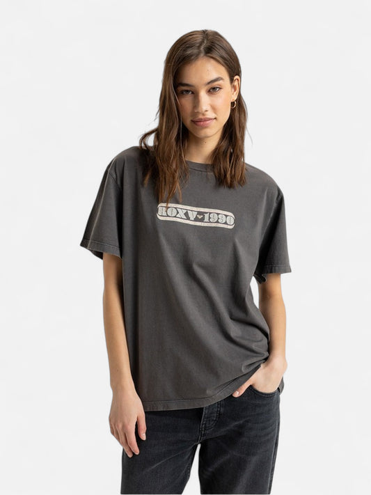 Remera Roxy Hangloose Corpo Negro
