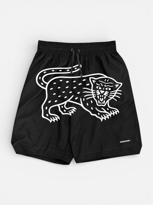 Short Familyarg Panther Rustico Negro