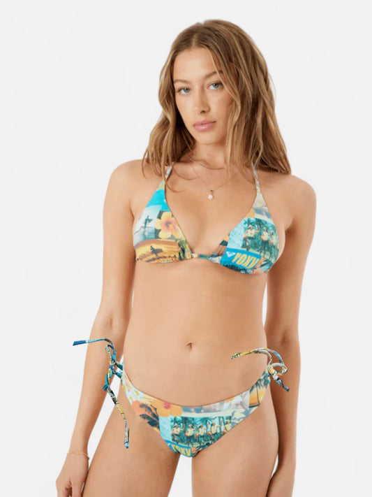 Bikini Roxy Postcards From Paradise Mini Tiki Tri Multicolor