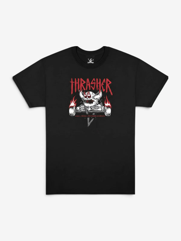 Remera Thrasher Monster Gram Negro