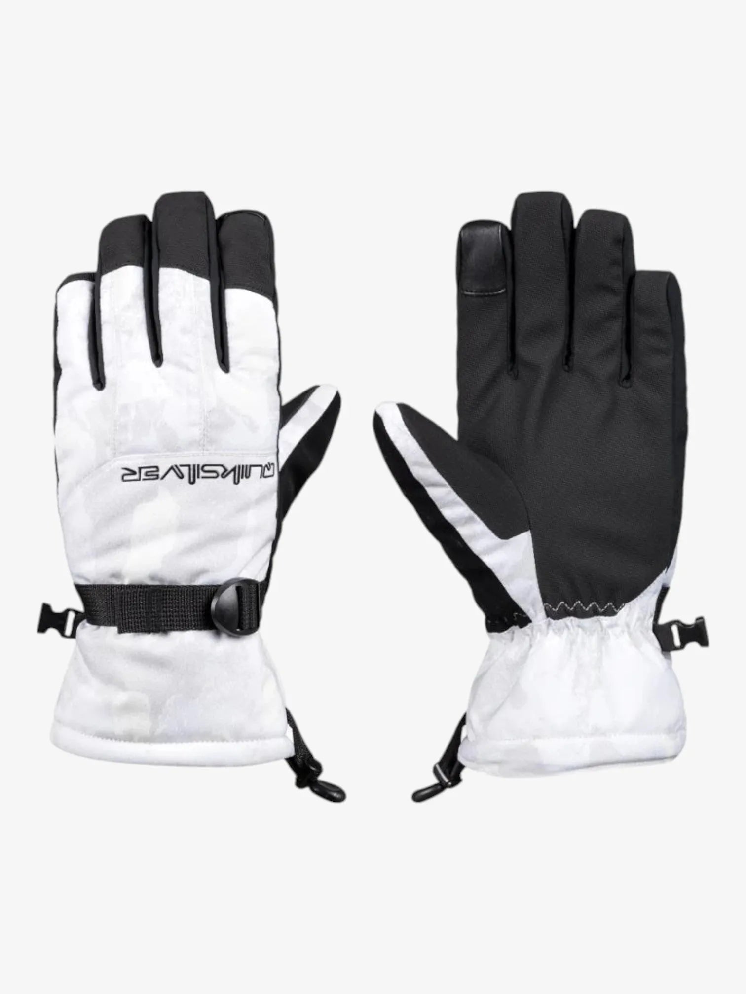 Guantes Quiksilver Snow Mission Negro Beige - Indy