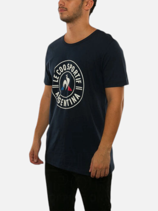 Remera Le Coq Sportif Bat Argentina Tee Marino