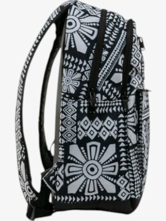 Mochila Roxy Here You Are Printed Negro Blanco