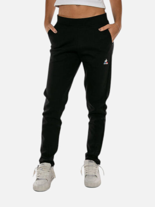 Pantalon Le Coq Sportif Ess Slim Pant Mujer Negro