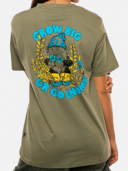Remera Converse Mujer Grow Big Verde