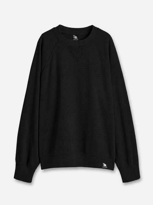 Buzo Gotcha Crew Micropanal Negro