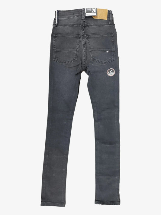 Jean Dc Wrk Super Skinny Niño Negro - Indy