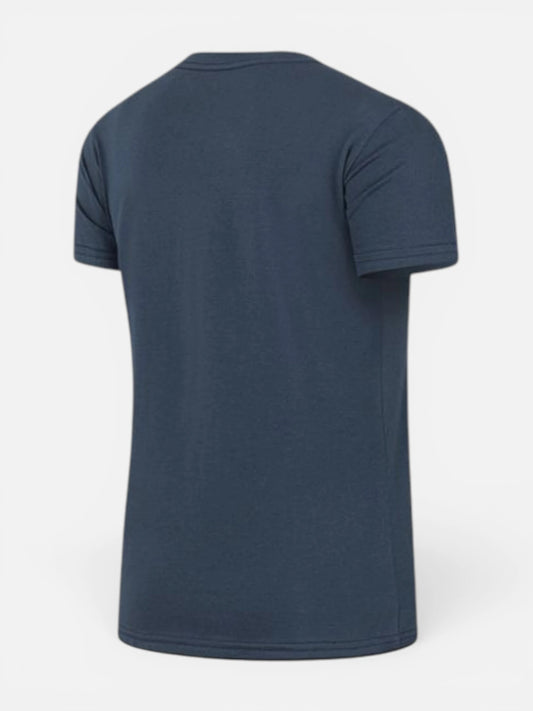 Remera Mujer Converse Patch Manga Corta Azul