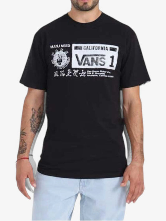 Remera Vans Waehouse Art II SS Negro