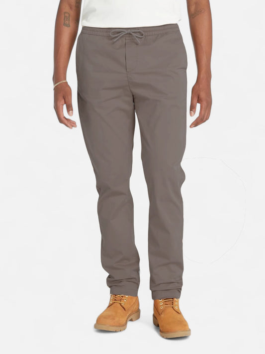 Pantalon Timberland Gabardina Twill Jogger Marrón