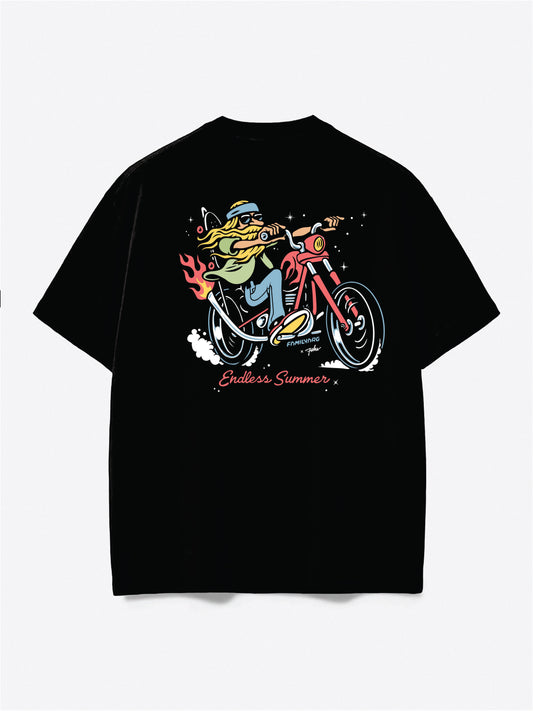 Remera Familyarg® X Falu Biker Negro