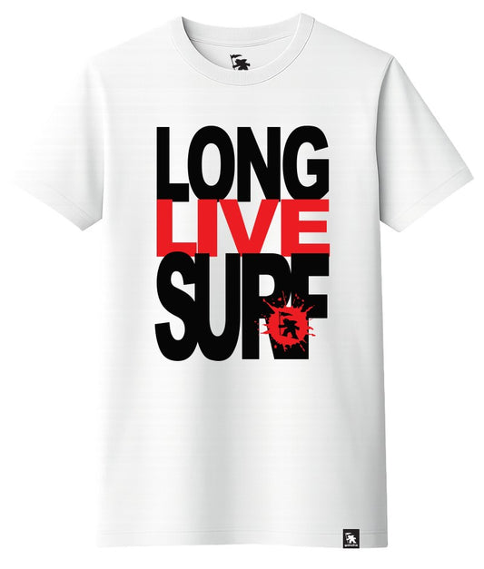 Remera Gotcha Long Live Blanco