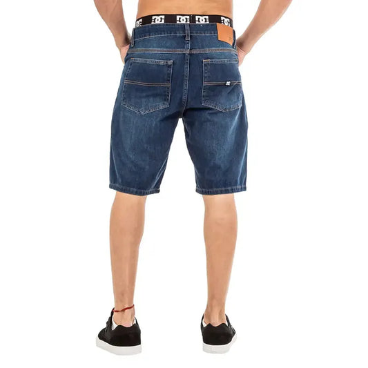 Bermuda Dc Worker Straight Rinse Azul - Indy