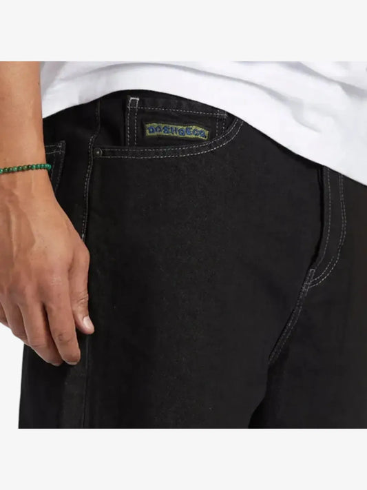 Bermuda Dc Baggy Denim Short RBT Negro